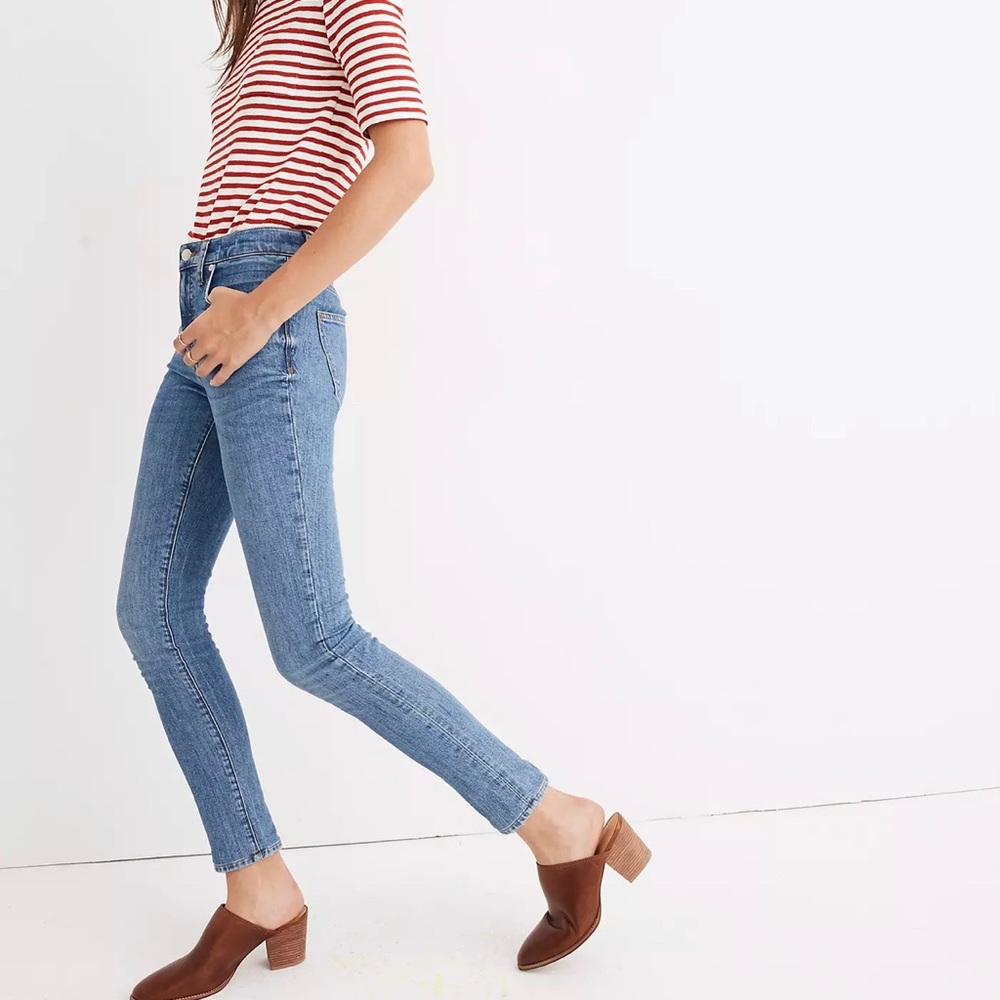 Madewell 9' High Rise Skinny Denim Jeans Size 33 Petite